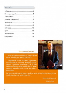 Folder promocyjny gminy Siechnice - rok 2011 strona 2