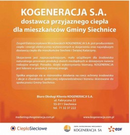 Folder promocyjny gminy Siechnice wydany w grudniu 2012 roku strona 3